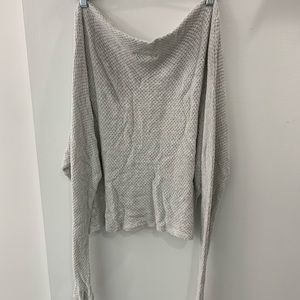 Off the shoulder Velvet  sweater